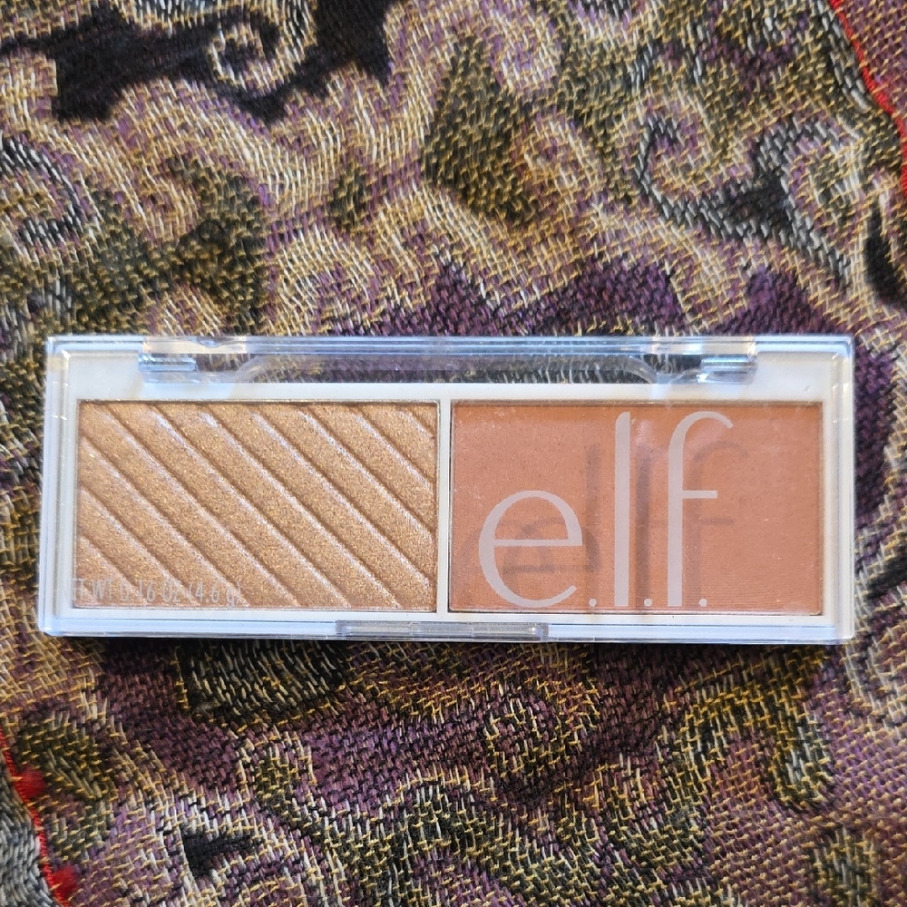 ELF Bronzer & Contour Palette - Gold and Brown